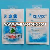 400ml injecting water ice pack for Fish meat seafood air transportation fill water gel cold pack