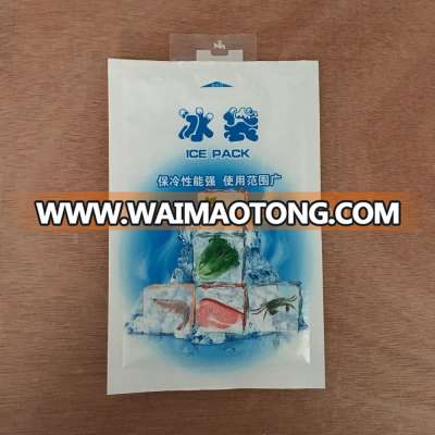 Food Cold Shipping Injecting Water Gel Ice Pack customized logo