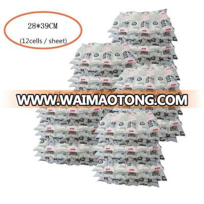 12cells Fish meat seafood air transportation soak water cool cold pack wholesale gel ice pack